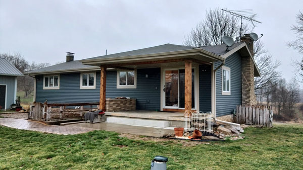 home with new siding