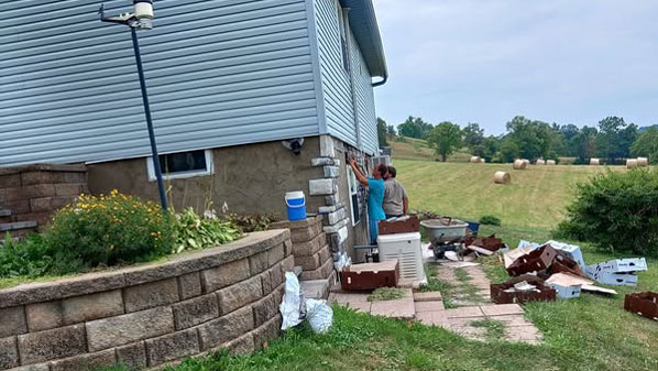 Home exterior makeover