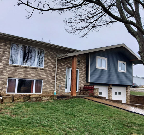 Home exterior makeover